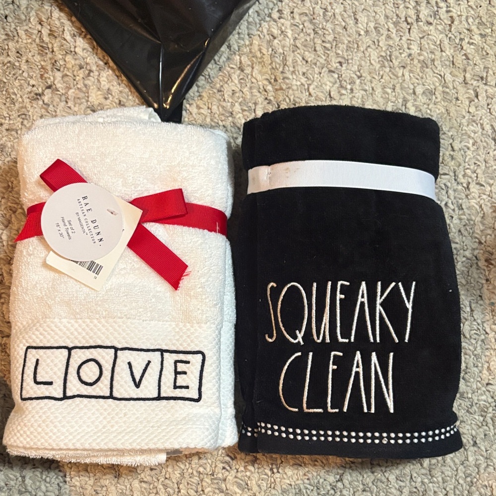 Love and Squeaky Clean Towel Set